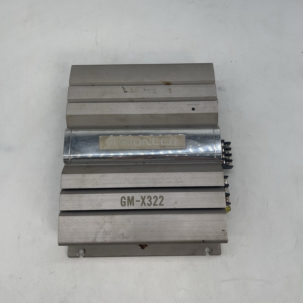 PIONEER GM-X332 CAR AMPLIFIER Untested Preowned Silver